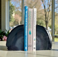 Natural Black Agate & Quartz