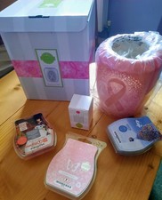 Passion For Pink Scentsy Warmer With Spare Pink Bulb And 3 Wax Bars