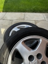 ×2 Nissan Silvia S14 200sx 16” Standard Alloy Wheels And Tyres Skyline R33 240sx