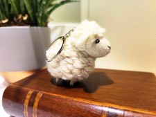 Handmade Sheep Wool Keychain