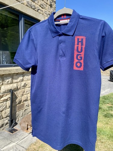 Navy hugo polo shirt - polo, 16