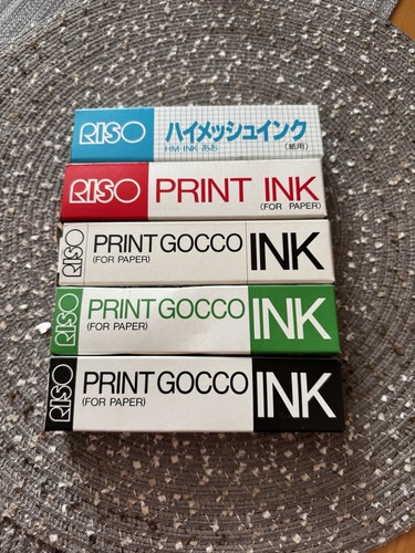 Riso print gocco himesh ink - riso,