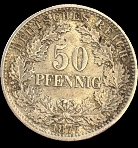 1877 germany pfennig - germany, 50
