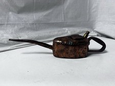 Vintage Kayes Copper Pie Crust Oiler Oil Can Pump Action Great Britain Long Spou