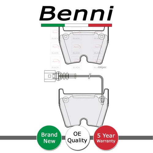 Brake pads set front - pads, benni