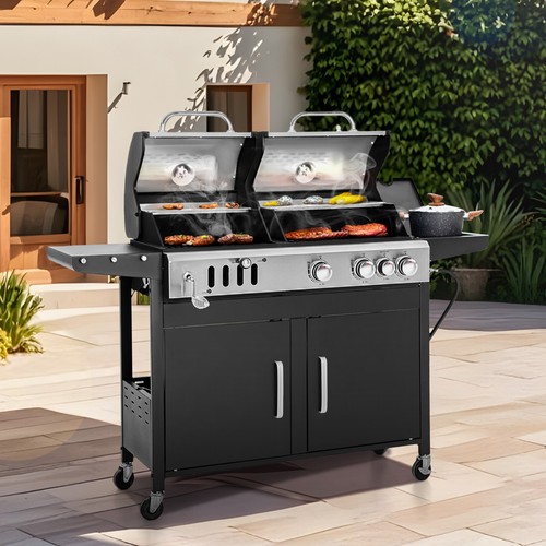 Charcoal grill and propane - charcoal,