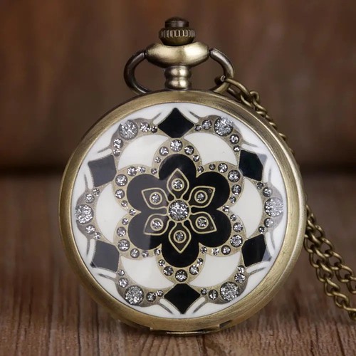 Antique bronze big - bronze, quartz