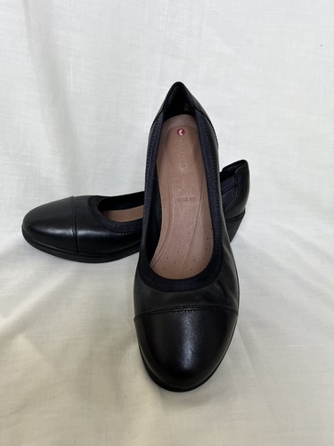 Clarks unstructured black - clarks,