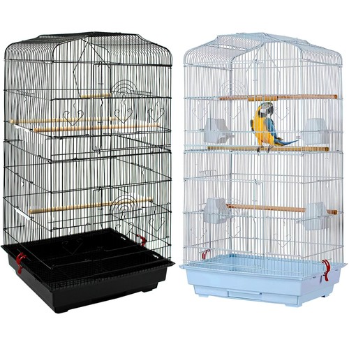 Large metal bird cage - bird,
