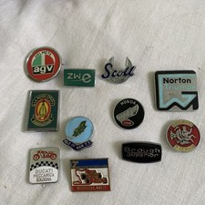 Motorcycle Pin Badge Vintage