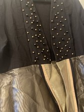 Turkish Organza Beaded Abaya Jilbab Wedding Eid Size 56