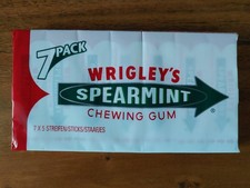 Wrigleys Spearmint Chewing Gum