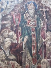 Antique Stained Glass Window Design, Saint Patrick U.S.A. Church, Hardman & Co