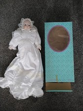 Vintage Collectable Large Porcelain Doll Lauren Fabric Body