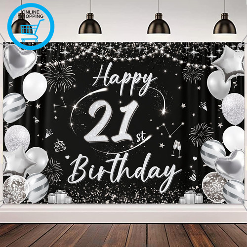 21st birthday party decoration - birthday,