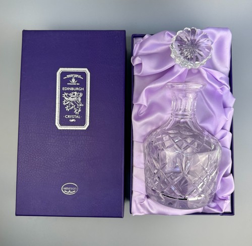 Edinburgh crystal decanter - crystal,