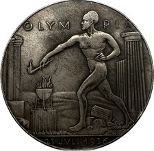 1936 Berlin Olympic Games Fantasy Medal