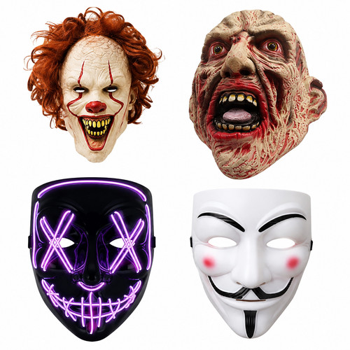 Halloween horror masks clown - halloween,