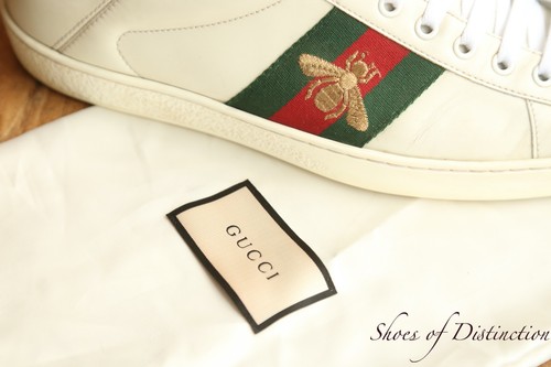 Gucci ace white leather - gucci,