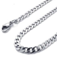 Mens Necklace Curb Link Chain