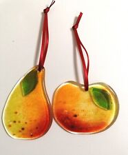 Apple and Pear Fruit x2 -