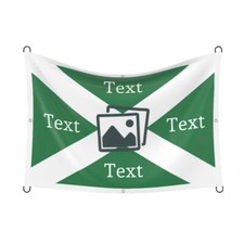Celtic Football Flag Custom Printed Personalised