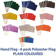 Plain Colour Hand Flag - 6