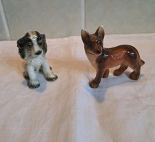 Vintage Ceramic Dog Figurines