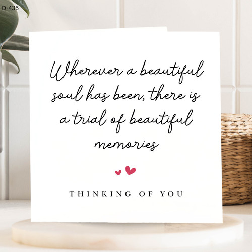 Sympathy card thinking you - card,,