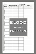 Blood Pressure Log Book: Blood