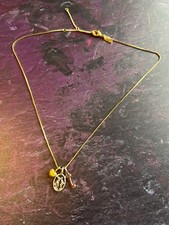 Pilgrim Kissing Charm Necklace