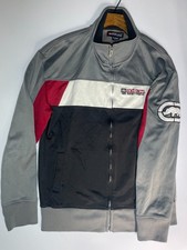 Vintage Ecko Unltd Jacket Tracksuit Top Size XL Full Zip Mens Grey Black 1972