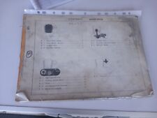 USED HONDA XL125K2 PARTS LIST 1338222