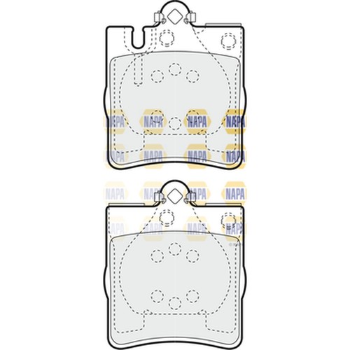 Brake pads set for - brake,