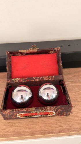 Chinese baoding balls - balls, silver