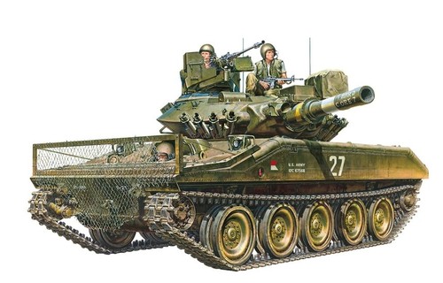 Tamiya airborne m551 - tamiya,