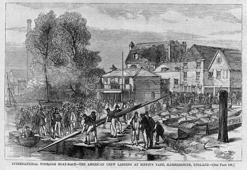 Rowing four oar boat race - rowing, four-oar