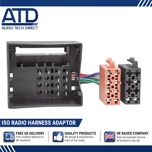 Iso radio adaptor - for, citroen