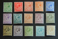 Kgv 1912 royal cypher set - kgv,