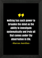 Marcus Aurelius quote Framed