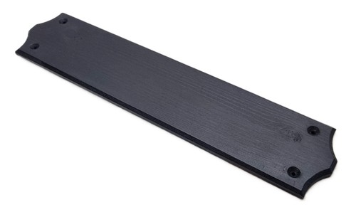 Handcrafted door finger plate