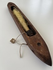 Weaving Wooden Flying Shuttle Large with Showing Pirn for Weaving