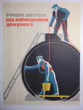 Original Soviet Poster Safety