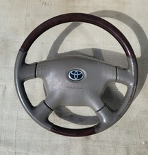 Toyota Grand Hiace 1999 Steering Wheel Leather With Wood Grain