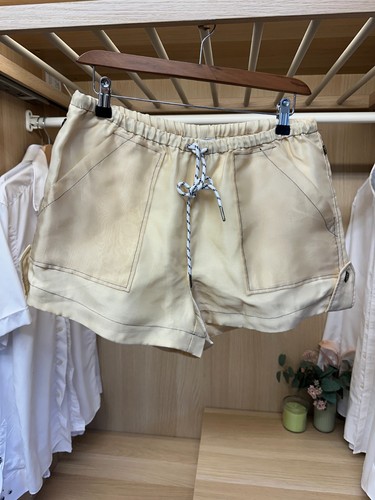 Ganni womens cream drawstring - womens,