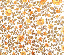 2 Remnants Sanderson Dimity Floral Vintage Curtain Fabric 124 x 50cm  124 x 73cm