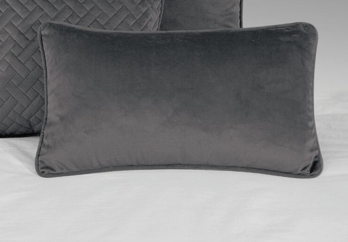 Luxury french velvet charcoal - french,