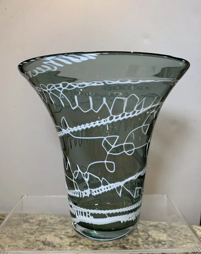 Vintage hand blown - blown, smoke