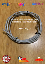 5Mtr Grey Cat6 RJ11-RJ11 Modem