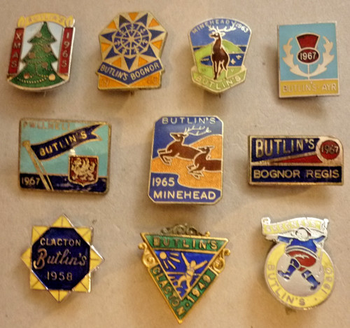 Ten vintage enamel - ten,
